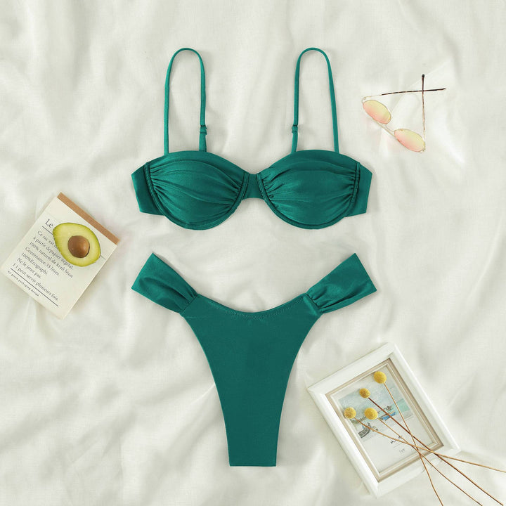 Isla-Kini: Eleganter Balconette-Bikini Für Stilvolle Strandtage