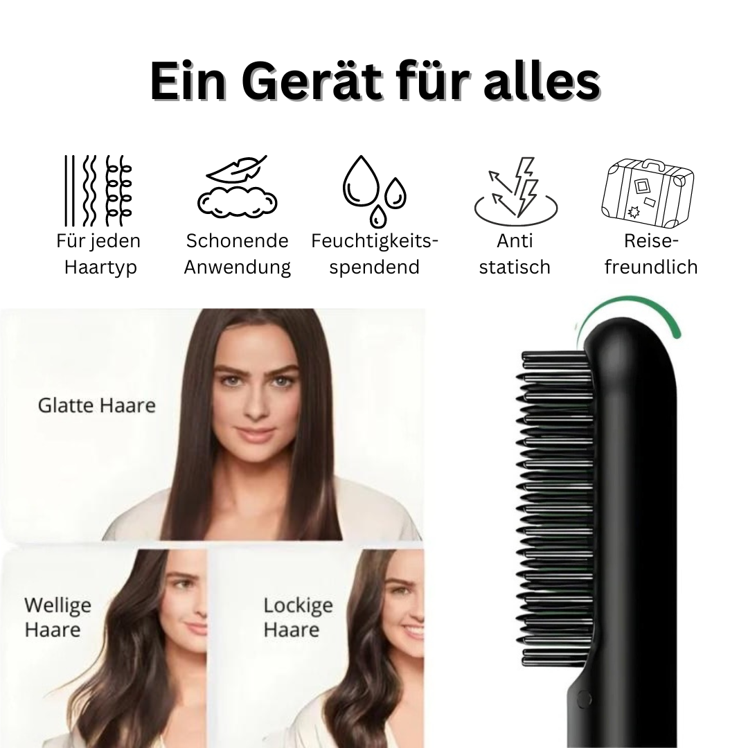 Quick Shine Pro® – Dein 3-In-1 Styler Für Perfektes Haar